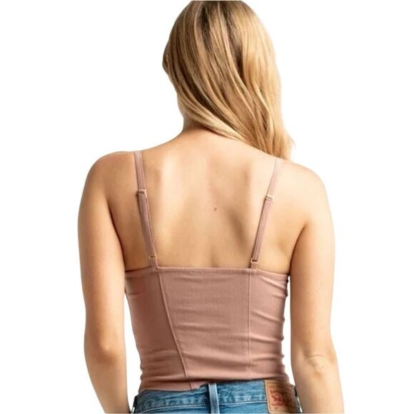 Intimately Free Back on Track Cami in Strawberry Roan - Picture 5 of 8